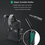 Large Capacity Cowhide Laptop Backpack with Usb & Type-c Port