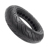 Solid Honeycomb 10x2.5 Explosion-proof Tire for Ninebot Max G30 Scooter - Black - Top-Down View
