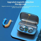 Wireless Bone Conduction Earphones with Noise Reduction - Black - Close-Up Angle