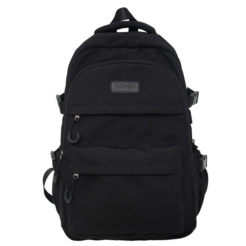 Lightweight Student Backpack For Men & Women - Black