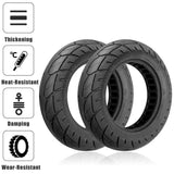 10-inch Electric Scooter with Explosion-proof Tires for Ninebot Max G30 - Black - 45-Degree Angle