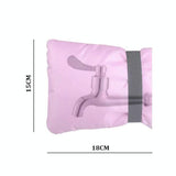 Outdoor Winter Faucet Cover - 2 Pack Anti-icing Protection - Rear View
