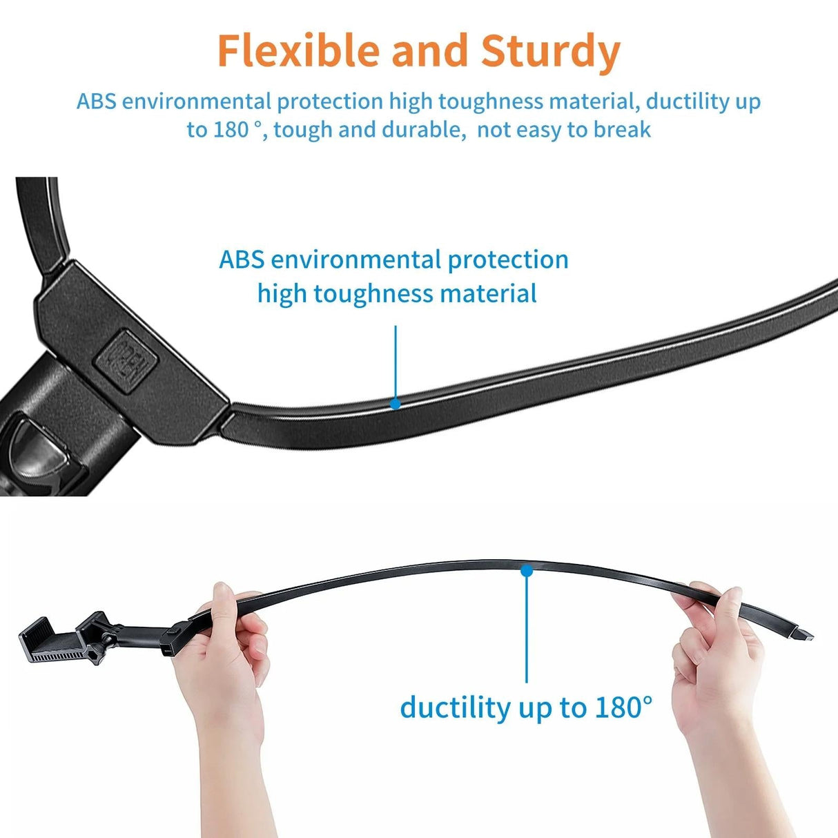 Neck Mount For Sports Camera And Cell Phone Vlogging