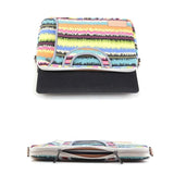 Portable Menstrual Liner Bag - Meadow Frequency 13 Inch - Top-Down View