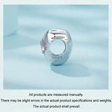 925 Sterling Silver Love Opal Diy Bracelet With Beads - 45-Degree Angle
