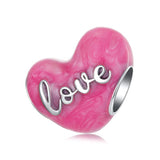 925 Sterling Silver Diy Heart Beads