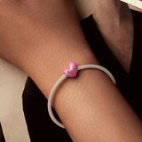 925 Sterling Silver Diy Heart Beads - Low Angle