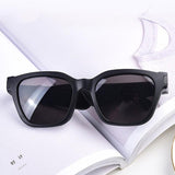 Waterproof Bluetooth Glasses Earphone - Mini Binaural Smart Call - Black Sunglasses