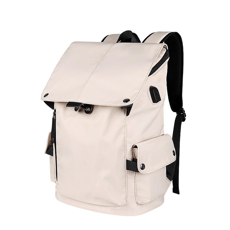Universal Laptop Backpack With Usb Port - 13-15.6 Inch Capacity - Wine Red