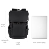 Universal Laptop Backpack With Usb Port - 13-15.6 Inch Capacity - Wine Red