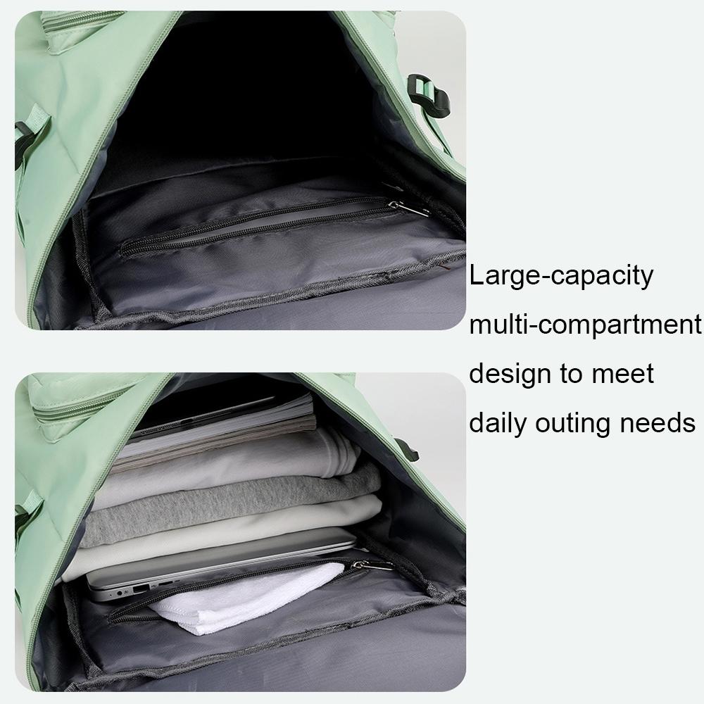 Waterproof Gym Bag - Shoe Compartment Included - Black