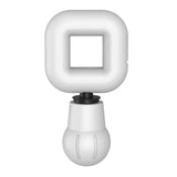 Portable Wireless Fascia Gun For Muscle Relaxation - White - Low Angle