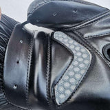 Half Finger Boxing Gloves For Sanda And Free Fighting - Black / Gold - Top-Down View