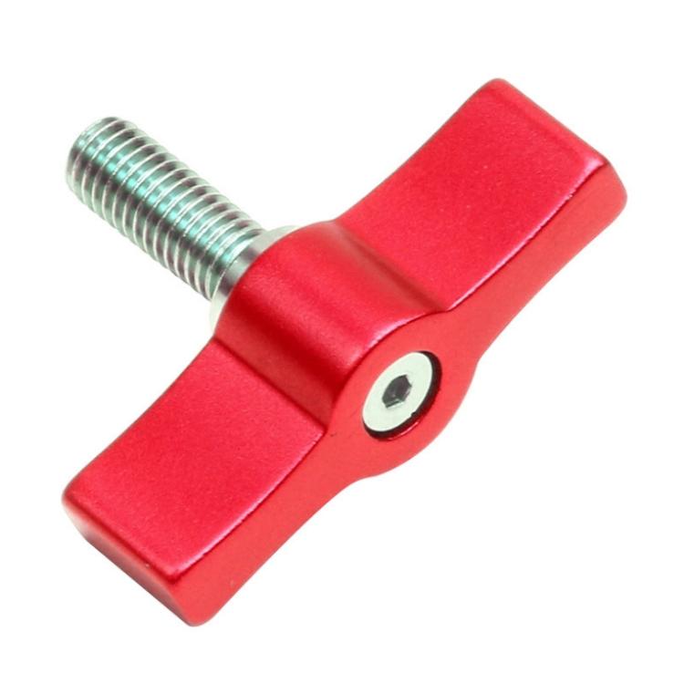 10pcs T-shaped Multi-directional Screw with M4 Aluminum Alloy Handle - Red