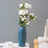 Thickened Pe Vase for Dried Flower Arrangements - Durable Drop-proof and Crack-proof - Light Green - Front View