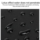 19 Inch Large Capacity Waterproof Backpack With Usb Black - Close-Up Angle