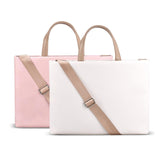 13.3 Inch Lightweight Laptop Bag with Detachable Strap - Pink