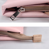 13.3 Inch Lightweight Laptop Bag with Detachable Strap - Pink - Top-Down View
