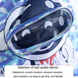 Kids' Swim Bag Cute Cartoon Beach Backpack Waterproof Dry / Wet Large 2 Layer - Blue - Large 2 Layer - Extra Image