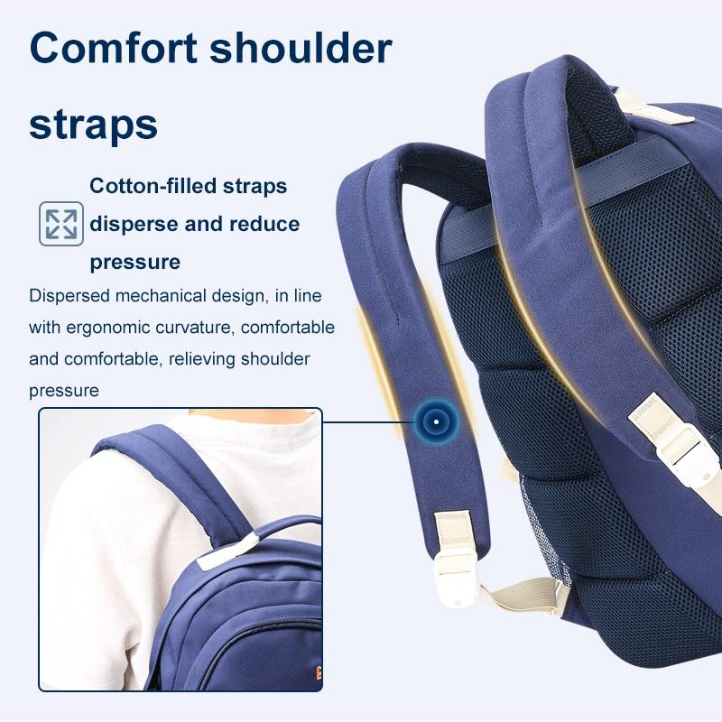 Lightweight Canvas Backpack - Compact and Durable - Black 2