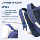 Lightweight Canvas Backpack - Compact and Durable - Black 2 - Low Angle