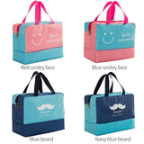 Travel Bag - Waterproof Oxford Cloth - Blue Beard - Side View