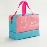 Travel Bag - Waterproof Oxford Cloth - Blue Beard - Top-Down View