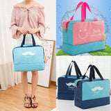 Travel Bag - Waterproof Oxford Cloth - Blue Beard - Low Angle
