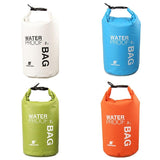 Waterproof Swimming Bag Scratch Resistant Wear Resistant Outdoor Ready - White - Side View