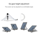 Triangle Cooling Bracket for Tablets Laptops and Desktops - Black - 45-Degree Angle