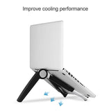 Triangle Cooling Bracket for Tablets Laptops and Desktops - Black
