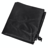 Waterproof Propane Tank Cover - 31x59cm - Black - Top-Down View