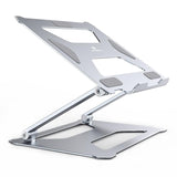 Aluminum Laptop Holder for 14-17.3 Inch Screens - Ergonomic Design - Front View