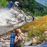 60L Waterproof Backpack For Swimming Diving Surfing Large Capacity Mountaineering Bag - Khaki