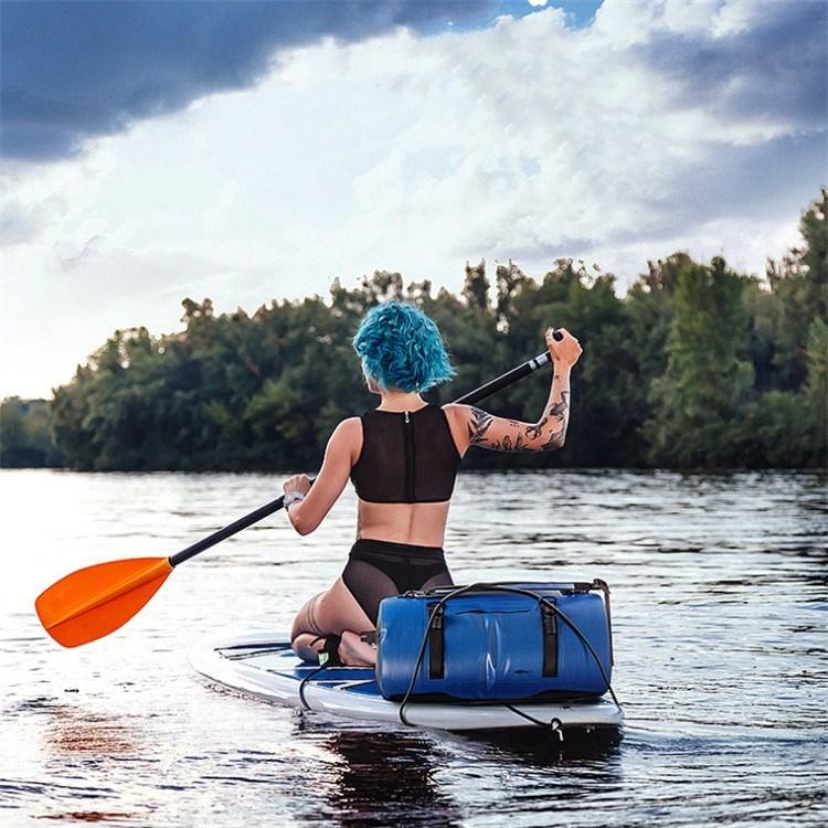 60L Waterproof Backpack For Swimming Diving Surfing Large Capacity Mountaineering Bag - Khaki
