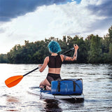 60L Waterproof Backpack For Swimming Diving Surfing Large Capacity Mountaineering Bag - Khaki