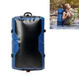 60L Waterproof Backpack For Swimming Diving Surfing Large Capacity Mountaineering Bag - Khaki