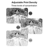 2.4 Hd Screen Kids Thermal Printing Camera - no Memory Card - Blue - 45-Degree Angle