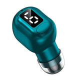 Mini Bluetooth Earphones with M5 Digital Display - Black