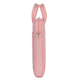 Versatile Laptop Shoulder Bag - Single Strap - Pink - Close-Up Angle
