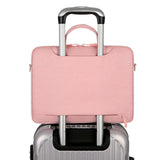 Versatile Laptop Shoulder Bag - Single Strap - Pink - Extra Image