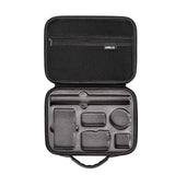 Full Kit Portable Storage Box for Dji Action - Pu Material - Standard Kit - Top-Down View