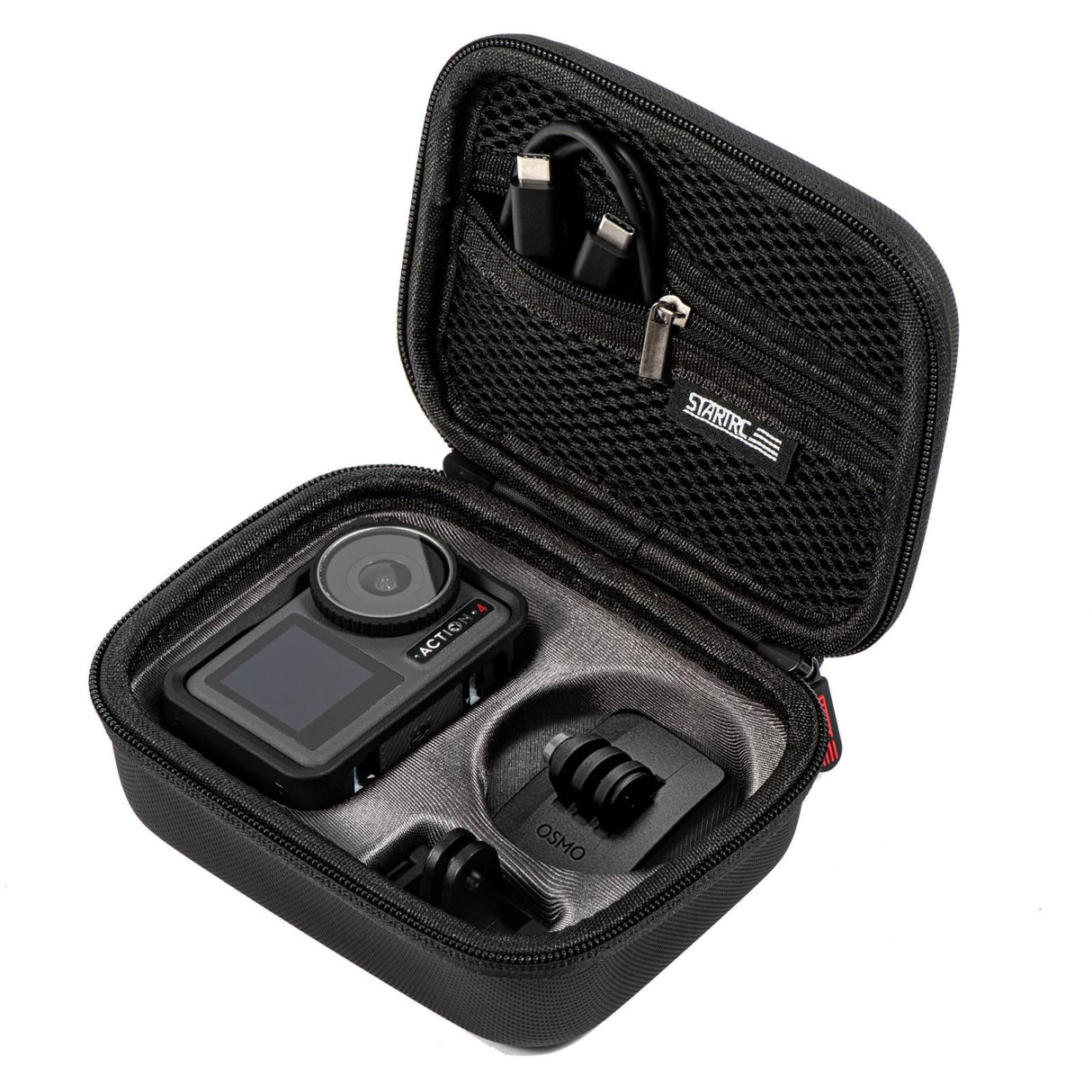 Full Kit Portable Storage Box for Dji Action - Pu Material - Standard Kit