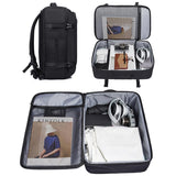 Large Capacity Men Backpack With Shoulder Strap Black - Extra Image