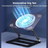 Lenovo Thinkplus Laptop Cooling Stand - Silver L40 - Close-Up Angle