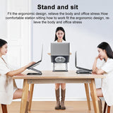 Lenovo Thinkplus Laptop Cooling Stand - Silver L40 - Low Angle