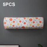 5-pack Hanging Ac Dust Cover - 95x20x31cm - Thickened - Red Flower - Front View