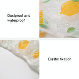 5-pack Hanging Ac Dust Cover - 95x20x31cm - Thickened - Red Flower