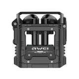 Wireless Gaming Earbuds - Tws Bluetooth - Black - Low Angle
