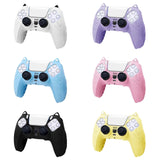 Silicone Cat Ear Gamepad Cover for Sony Ps5 - Black